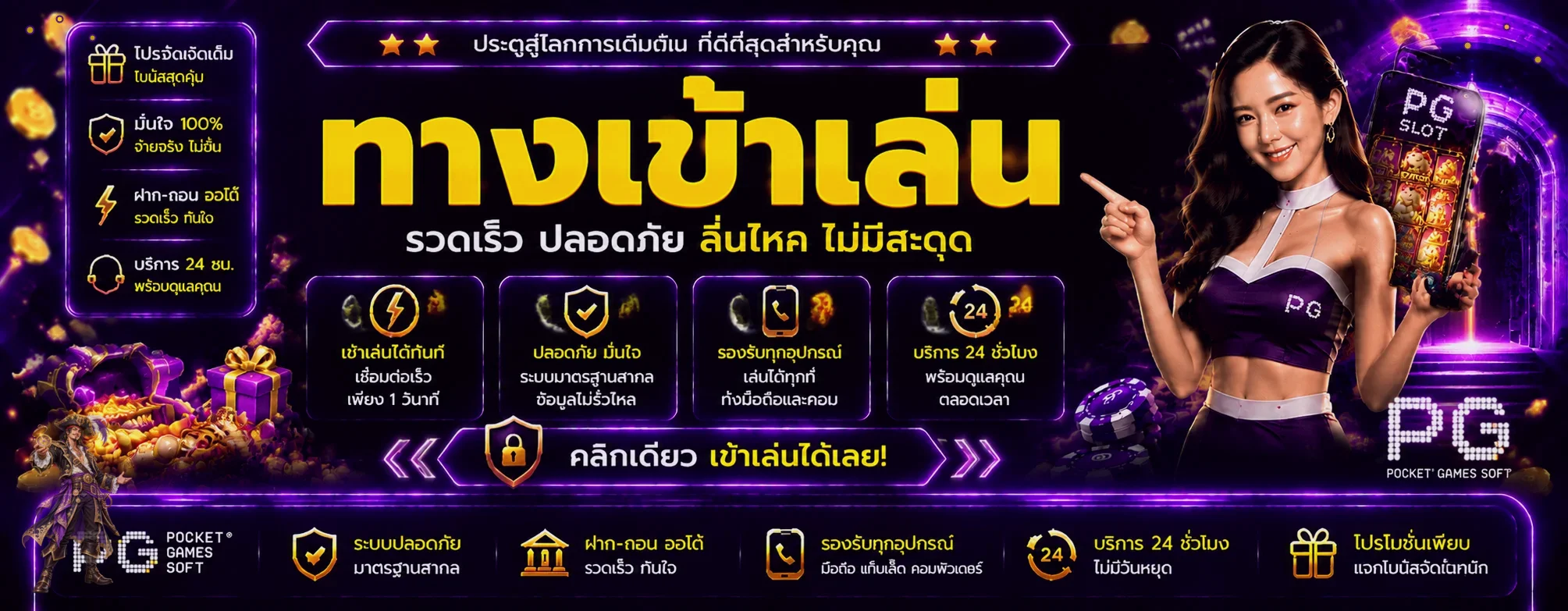 ทางเข้าเล่น pirate789 พร้อมมาสคอตกัปตันโจรสลัด